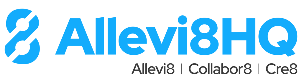 Allevi8HQ Blue Logo