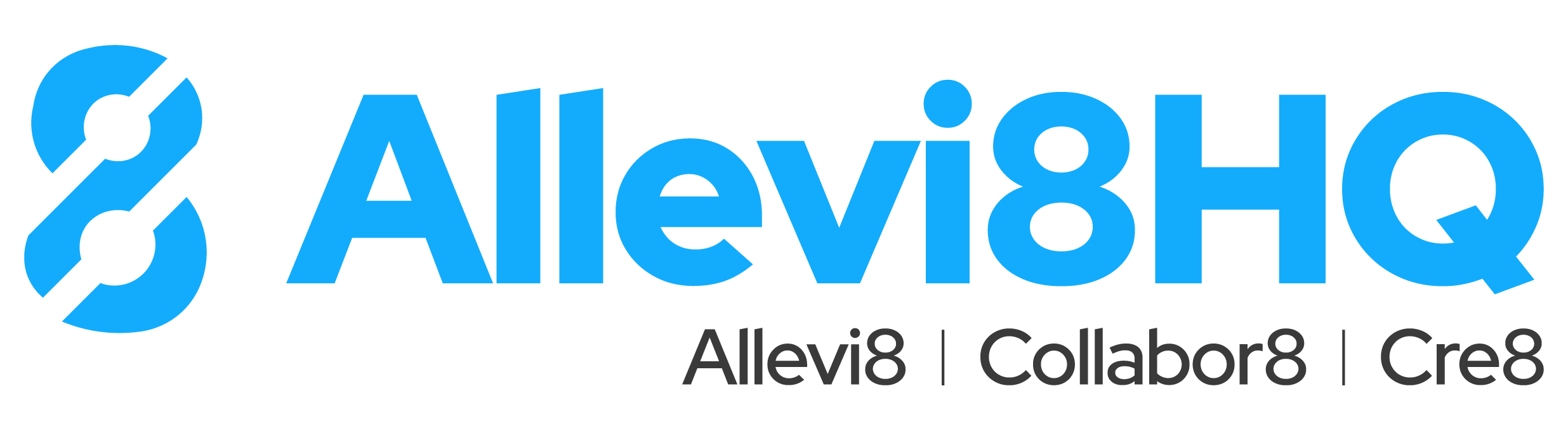 Allevi8HQ Blue Logo